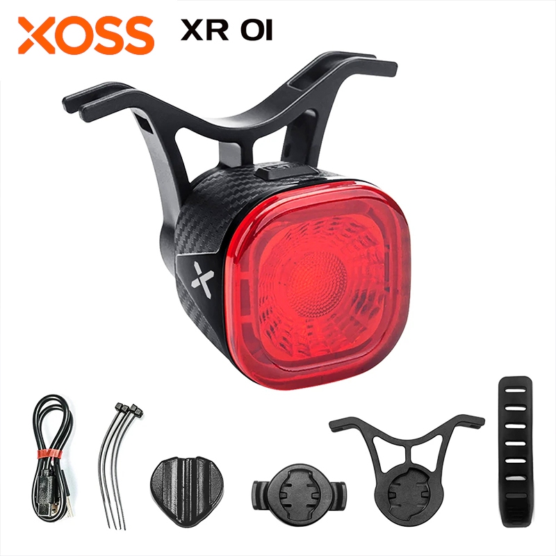 XOSS XR01 Luz Traseira De Bicicleta Inteligente Com Sensor De Freio ...