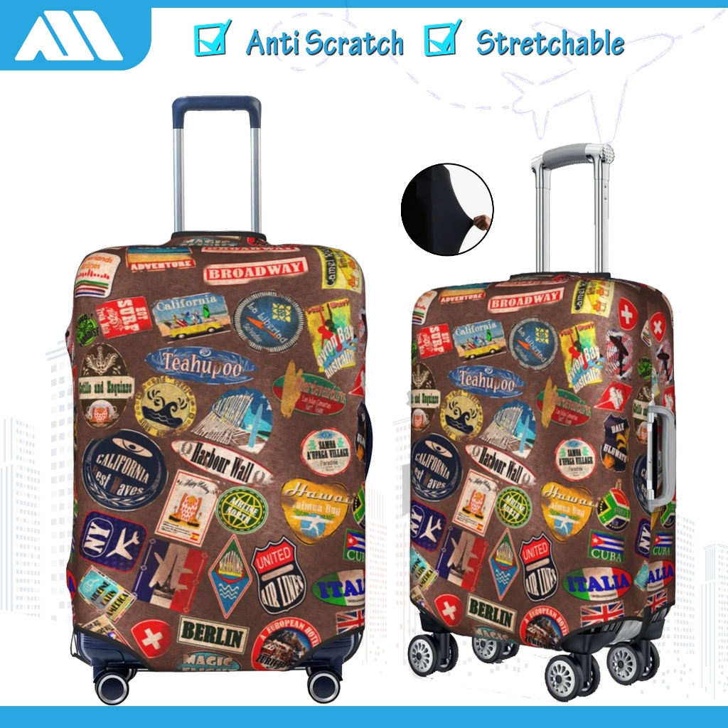 Capa Para Mala De Viagem 10kg 23kg Capa Protetor De Mala Personalizada ...
