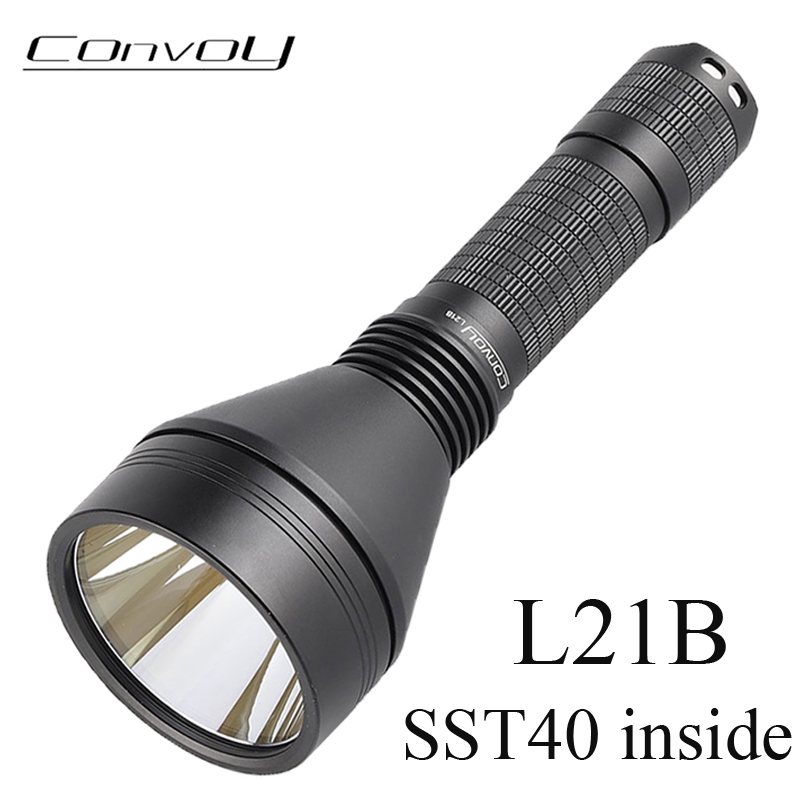Lanterna Leve De Longa Distância L21B SST40 Linterna Led High Powerful 21700 Para Camping Hiking