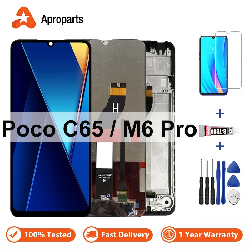 Para Xiaomi Poco C65 Display LCD 2310FPCA4G Montagem Do Digitalizador ...