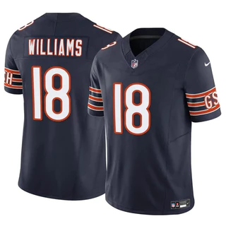 Camisa NFL Chicago Bears Caleb Williams Regata 2024 Draft First Round Limited Camsieta De Futebol Ameican Jersey