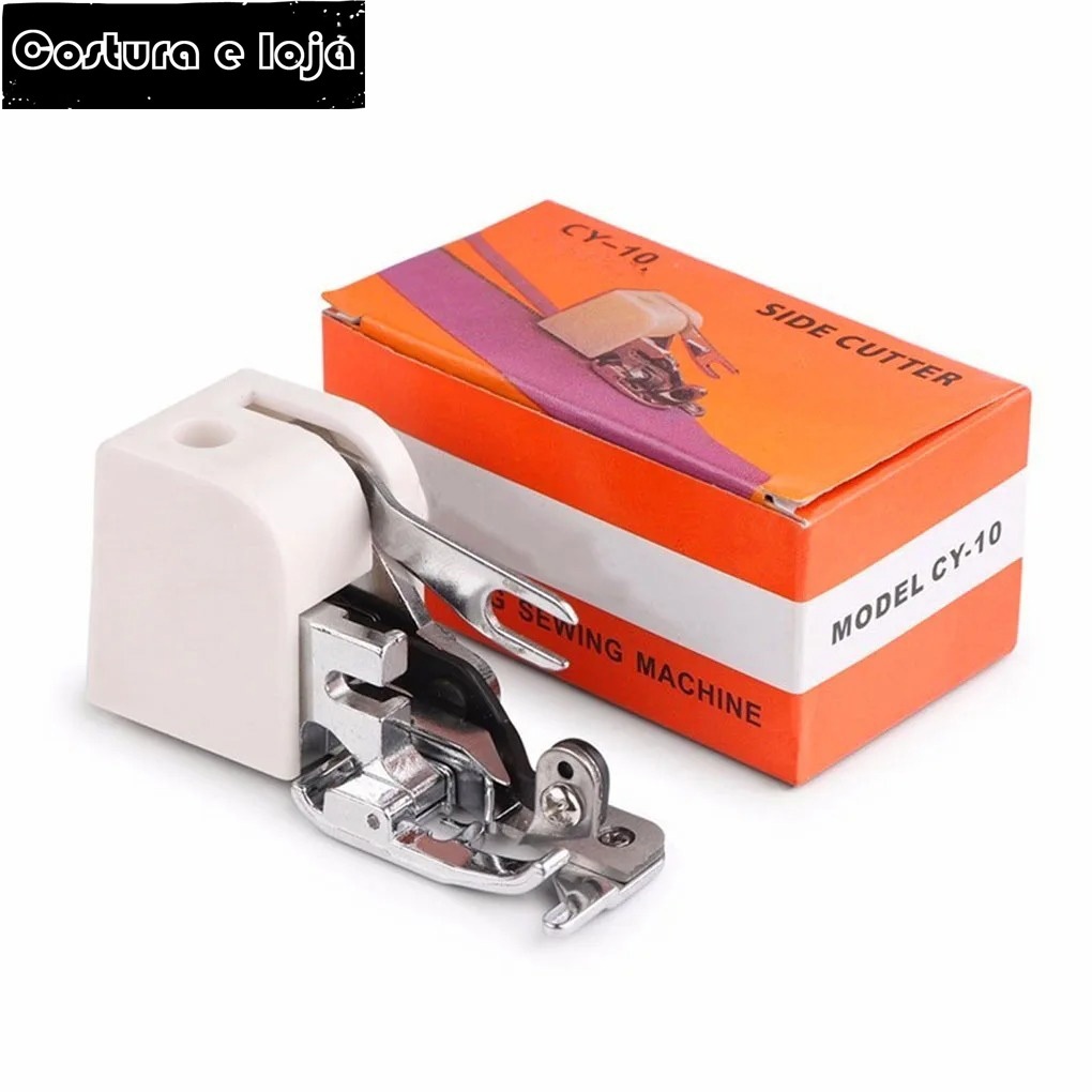 Pé Calcador De Fazer Overlock Em Zig Zag Com Corte