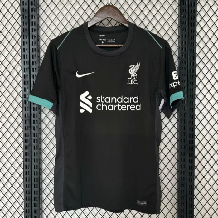 24-25 Liverpool away game Thai Edition Short Sleeve 1 : 1 Camisa De Futebol De Alta Qualidade