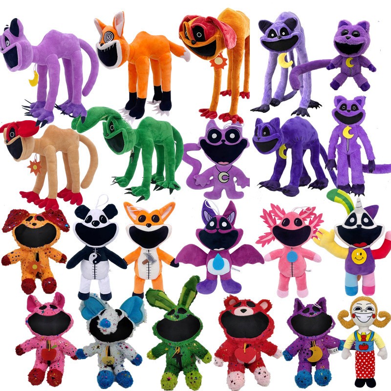 44CM Smiling Critters Pelúcia,Poppy Playtime Brinquedos De Pelúcia,CatNap Brinquedos de Pelúcia Kid Gift Home Decoração Brinquedos