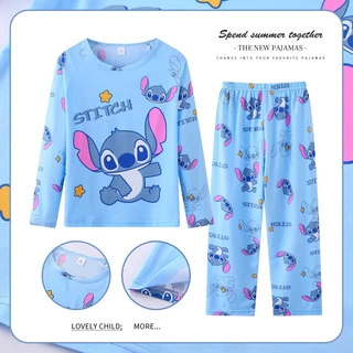 Pijama infantil Meninos Meninas Cartoon Cute Casual Homewear Conjunto infantil