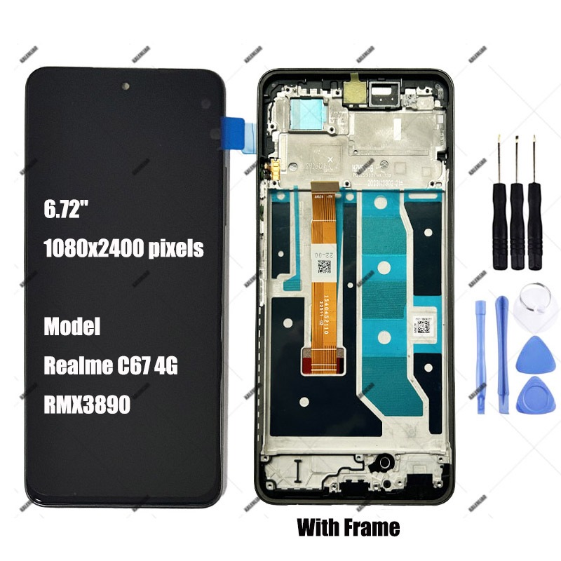 DISPLAY LCD FRAME ORIGINALE SERVICE REALME 8 PRO 4G RMX3081