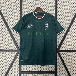 Camiseta Yunda Bremen Edição Especial Verde 24/25 De Manga Curta Para Homens Esportivos