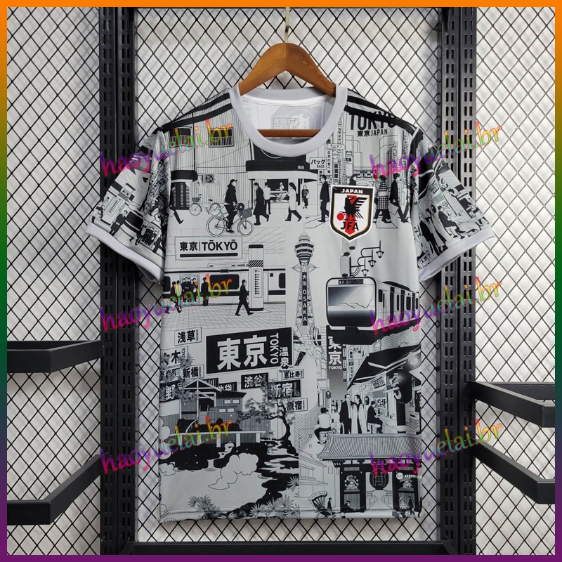 Camisa De Time Masculino 2024 Tóquio Futebol Cinzento RB