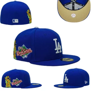 Maior AA qualiny 59_ Dodgers_ Fit Chapéu Moda Masculina E Feminina Bordado Esportivo De Lazer Completo Fechado