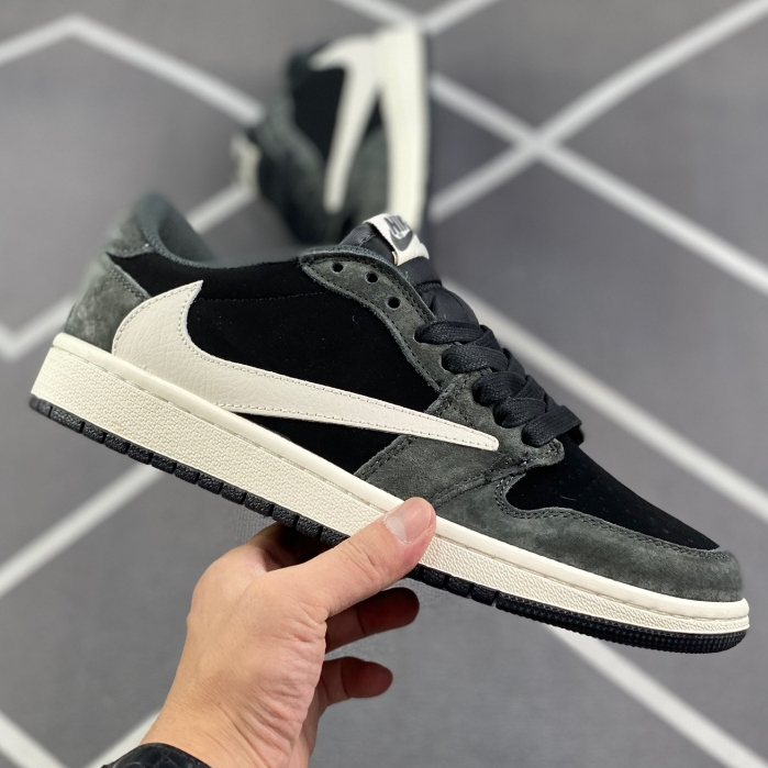 Baixo OG SP " Grey/Black/Hite Corte Jordan Generation Clássico De Cultura Versátil Casual De Basquetebol Esportivo