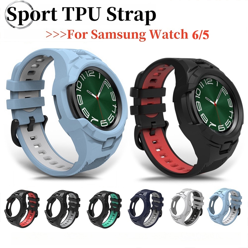Pulseira Esportiva De Substituição De TPU Macia Para Relógio Samsung Galaxy 6/5 4 Clássica De 42/43mm