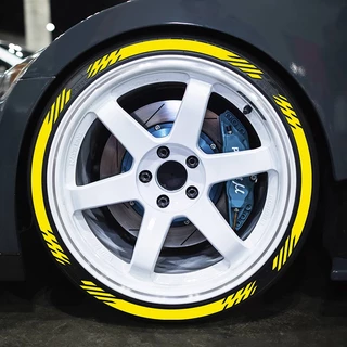 Autocolantes Para Pneus Falken Carros Rodas De À Prova D'água Autocolante Decorativo De Borracha 1 Roda 4PCS
