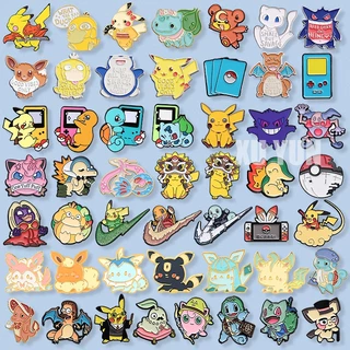 100 Estilos De Anime Pokémon Broche De Lapela Bonito Desenho De Alfinete De Elfo Esmalte Sense Backpack Acessórios De Mochila Jóias Coleção Presente Para Amigos