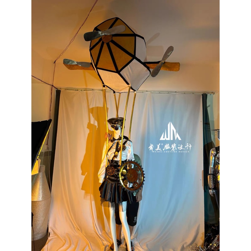 Wm Traje de Desempenho Original Traje Mecânico Steampunk Cyberpunk Cyberpunk Ficção Científica Grande Deus porque Tema Grande Traje de Desempenho gogo