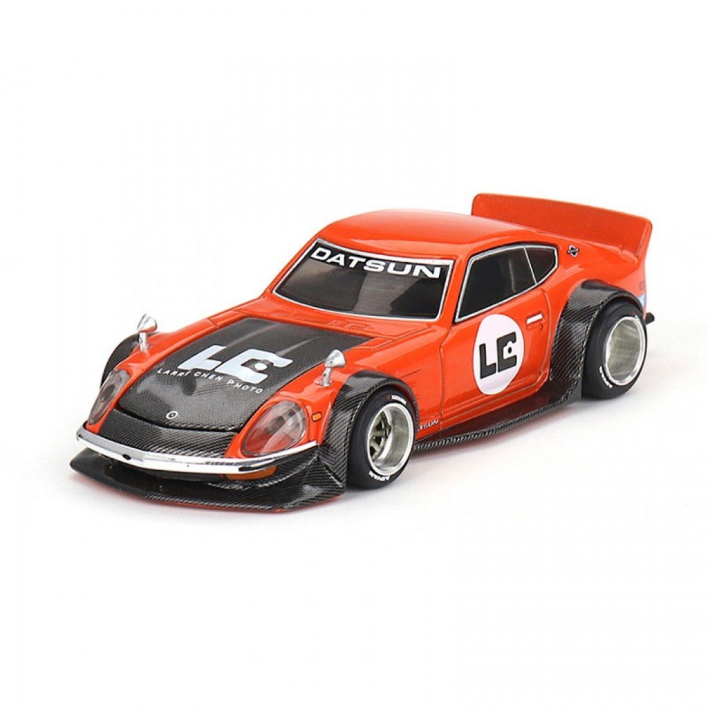 Mini GT KHMG100 1/64 NISSAN FAIRLADY Z KAIDO Laranja BANG LARRY