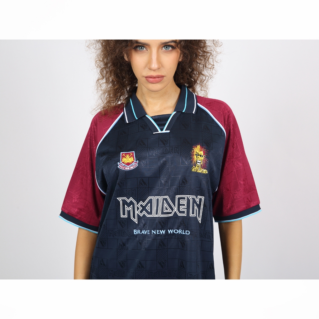 1999/2001 Iron Maiden x West Ham Home CAMISA de Futebol
