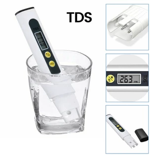 2024 Novo Testador Digital De Qualidade Da Água 1PC Branco TDS EC Faixa De 0 A 9990 Medidor Multifuncional De Pureza Temperatura TEMP PPM