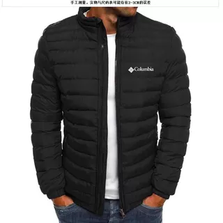 2024 Outono Inverno Inverno Inverno Marca de venda a quente Casaco acolchoado masculino quente Moda Zíper Premium Desportivo Impresso Casual Casaco acolchoado
