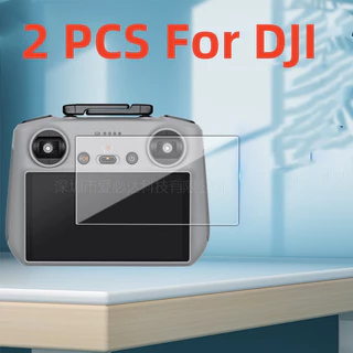 2 Pcs Tela De Controle Remoto Filme De Vidro Temperado Para DJI AIR 2/2S/3/RC Pro Plus/RC2/drone Câmera Acessórios