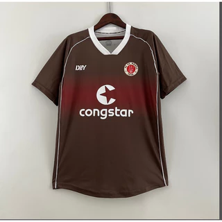 233/24 FC St Pauli Homecamisa De Futebol De Manga Curta Tailandesa Versão 1 : 1