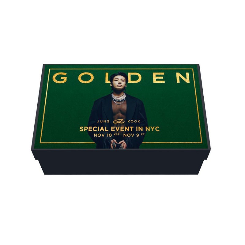 アイドル BTS MERCH BOX GOLDEN JungKook Conjunto De Caixas De Presente Periféricas Jungkook Golden A