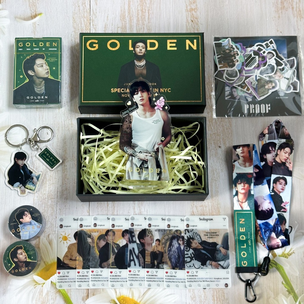 bts jungkook GOLDEN チリ typeB コンプリート BTS JUNGKOOK JK PC PHOTOCARD WISHLIST TEMPLATES✨ ⭐️ GOLDEN THE