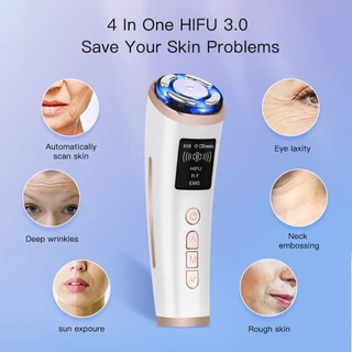 Hifu 5 Geração Faca Ultra-Sônica Microfoco Original Mini Facial Anti-Envelhecimento Massagem De Uso Doméstico Máquina De Aperto De Pele