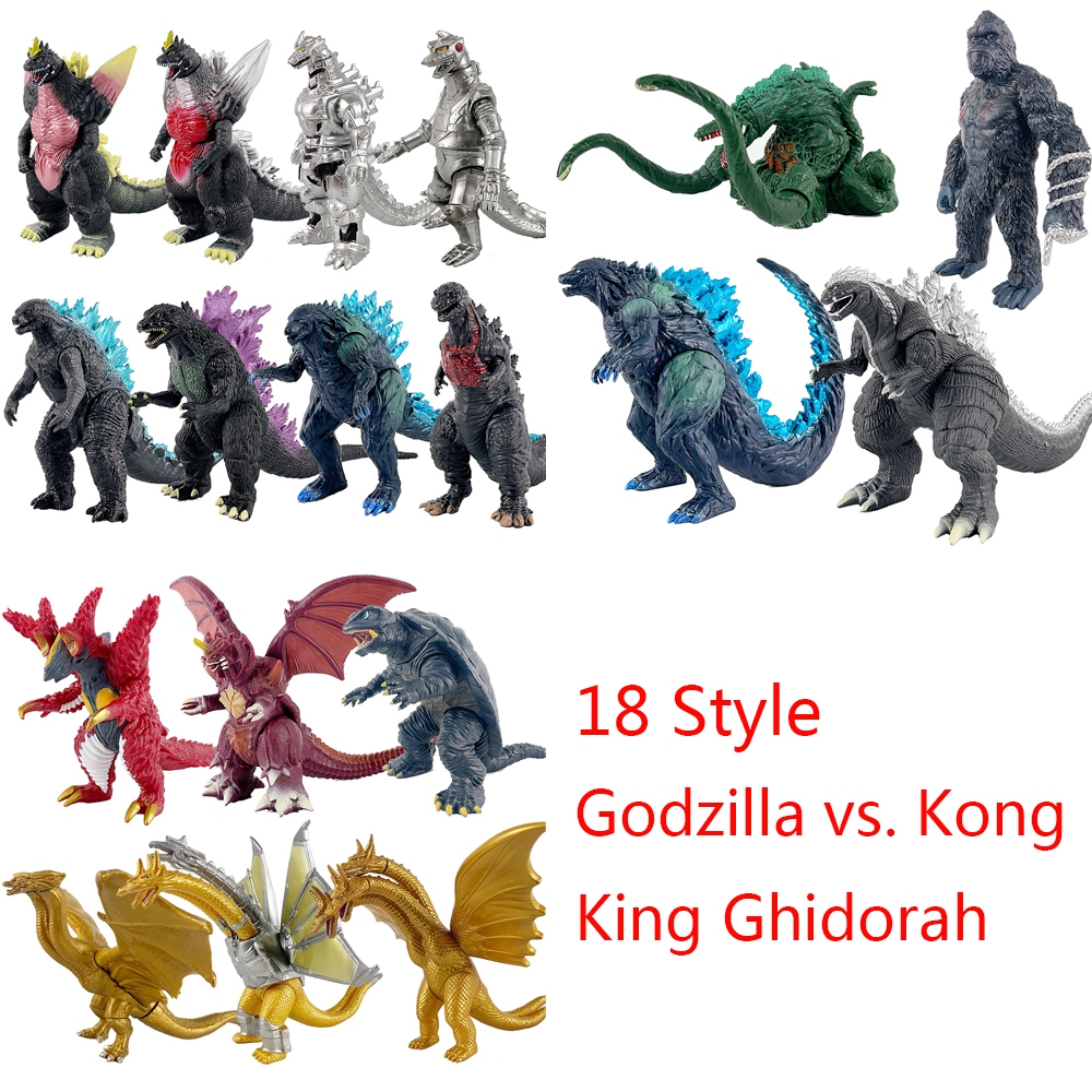 18 Estilo Godzilla : Rei Dos Monstros Figura King Kong Gold