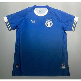 24-25 ad confiança camisa de futebol branco azul