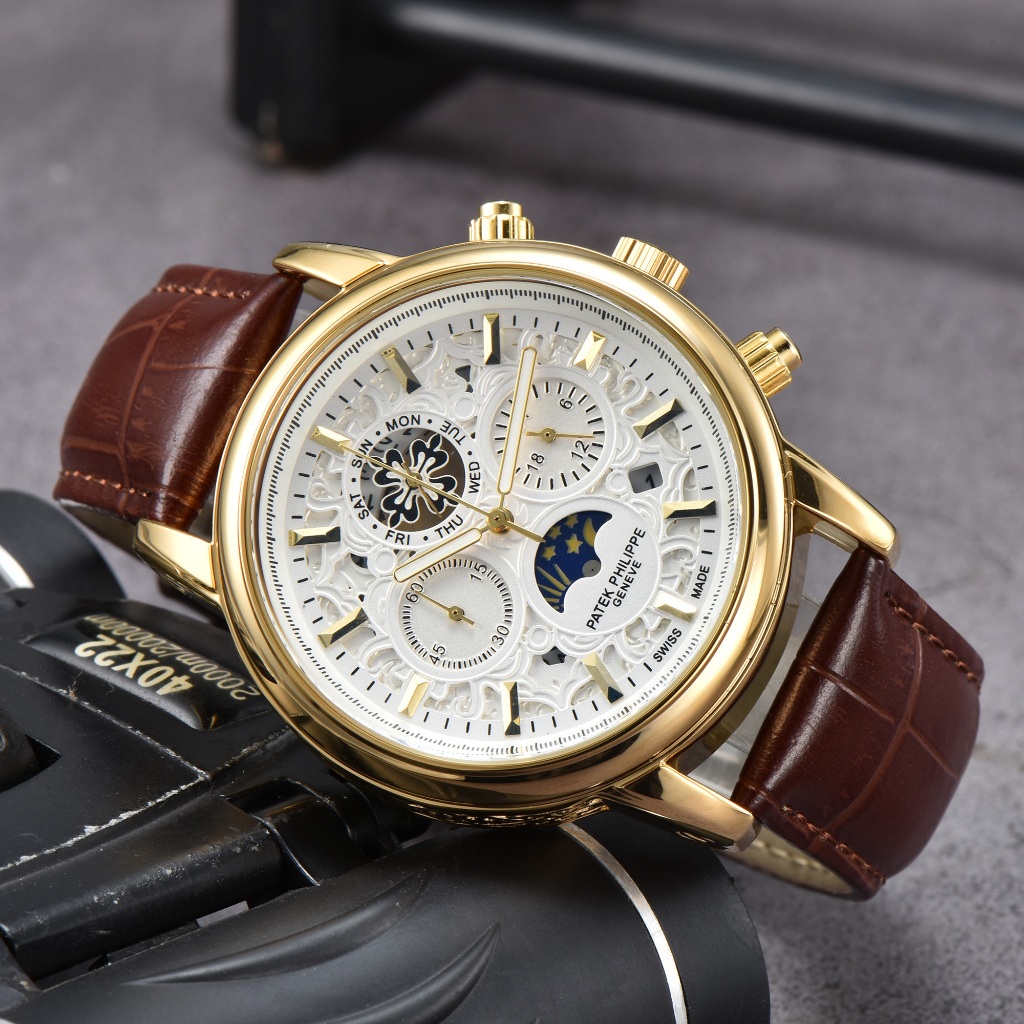 Patek Philippe Novo Relógio Multifuncional De Quartzo Para Homens
