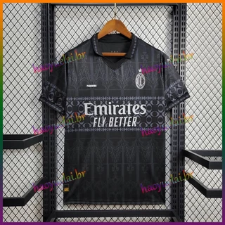Camisa De Time Masculino 23/24 Futebol Preta AML