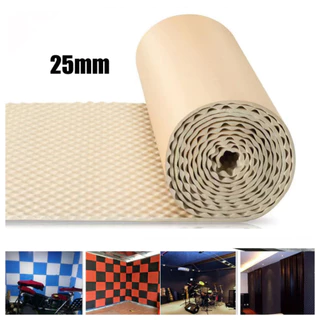 50×50×2,5cm Espuma Acústica Retardante Ondulada Borracha mat,Isolamento Parede Estúdio Carros À Prova Som