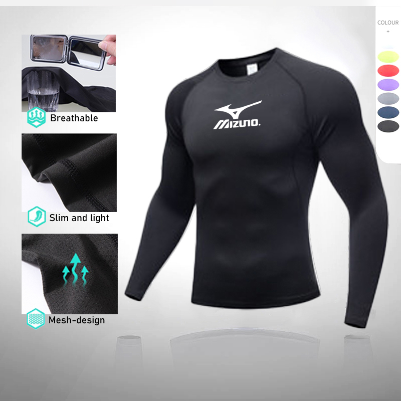 Camisa térmica dos homens unisex segunda pele camisa de proteção térmica tamanho grande promoção