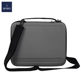 WIWU Bolsa Dura Portátil Para iPad Pro Air 4 11 Organizadora De 12,9 Polegadas Macbook 13 M1 Mini 6 Case Manga Protetora À Prova D'água Com Peles Macias Internas