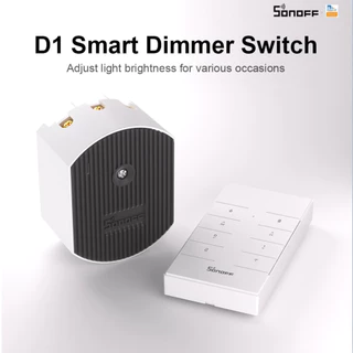 SONOFF D1 WiFi Smart Dimmer Switch High-Accurate Monitoring Light Ajuste De Brilho Para Várias Ocasiões Alexa Google eWeLink APP