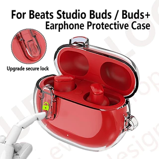 Estojo Simples Transparente Para Beats Studio Buds / Beats Studio Buds+ / Beats Studio Buds Plus Minimalist Com Pendant De Alta Qualidade PC TPU Capa Protetora