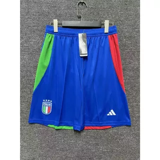 Versão Tailandesa Qualidade 23-24-25 Temporada de Jogo Itália Home Calças de Treinamento Blue Football Shorts