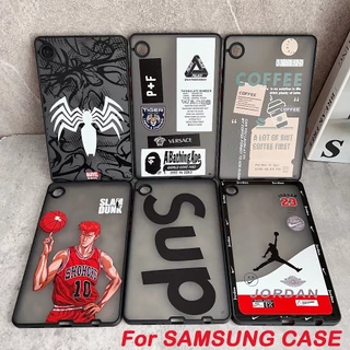 Para Samsung Galaxy Tab S9 S9 FE S7 S8 A8 S7 + S8 + S9 + 12.4'11.0 10.5 Moda Fofa Desenho Animado Portátil anti-Queda Fosco