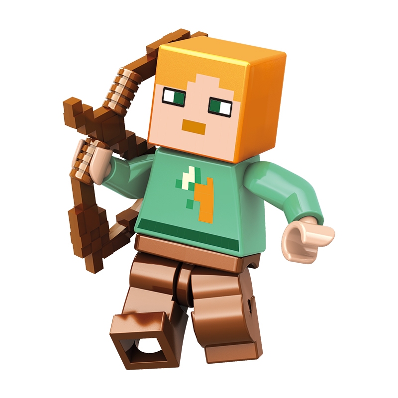 Minecraft: Conjunto Completo de 16 Bonecos de Personagens Realistas ...