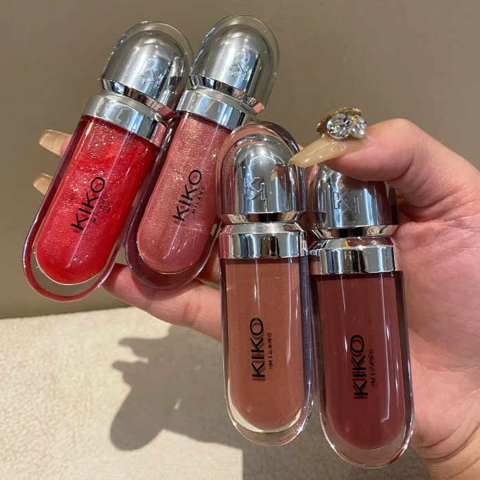 Kiko Lip Gloss 6.5ML /3D Hydra Lipgloss /Water Gloss Hidratante / Longa Duração Não Desbotante