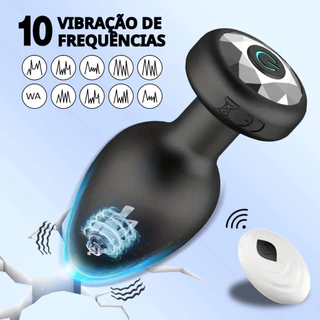 Vibrador Anal Da Próstata Massagem Butt Plug Estimulador Com controle remoto，sexshop