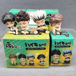 4Pcs/Set Anime Haikyuu ! Figure Hina Hinata Shoyo Tobio Kageyama Bokuto Kotaro Akaashi Keiji Oikawa Tooru Iwaizumi Hajime Q Versão Figuras De Ação Em PVC Modelo Doll Toys