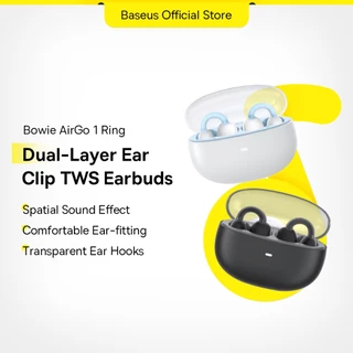 Bowie AirGo 1 Anel TWS Earbuds Wireless Tecnologia De Condução De Fones De Ouvido De Dupla Camada Clip