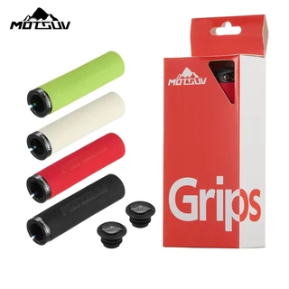 Punho Manopla De Bicicleta com Trava MTB BMX Silicone Espuma MOTSUV