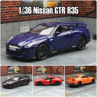 RMZ CITY 1 : 36 Nissan GTR R35 Simulação Modelos De Carros Fundidos Diecast Alloy Metal Miniatura Pull Back Collection Gift Para Garotos Kid