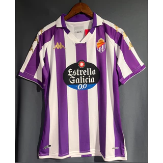 23-24 Valladolid Casa Roxo E Branco Tailândia Camisa Esportiva De Futebol De Manga Curta Superior