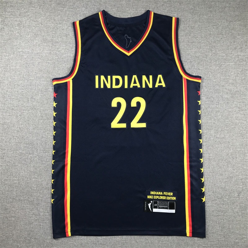 Basquetebol Masculino Jersey Indiana Pacers Caitlin Clark Navy Blue Swingman