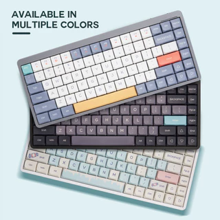 YK75 Teclado Mecânico Sem Fio 2.4G + BT5.0 + C Tipo hot swappable 84 Teclas 3 Modos OUTMU Baixo Interruptor 15 Efeitos De Iluminação