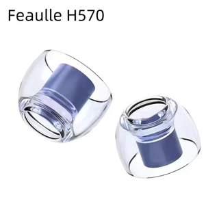 Feaulle Latex H570 Pontas Auriculares De Látex Substituição Da Tampa Dos Fones De Ouvido KZ TRN QKZ Moondrop earbuds Fone Silicone Sennheiser Orelha Antiderrapante