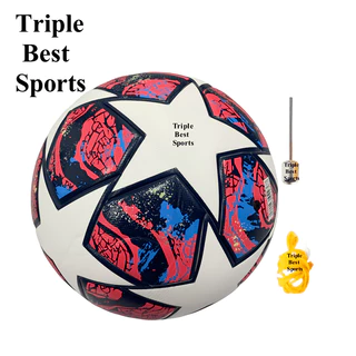 Com Agulha Pin Net Presentes De Alta Qualidade Tamanho 5 Pu Leather Thermal Bounding Official Final Match Anti-Slip Grips Bola De Futebol